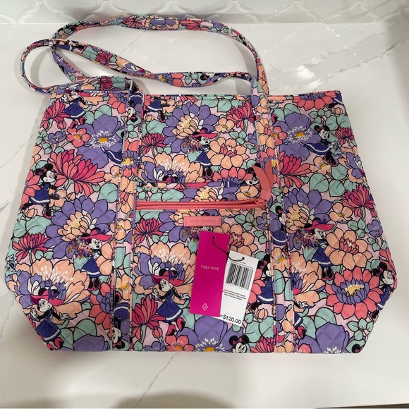 Vera Bradley Bags Disney X Vera Bradley Vera Tote Minnies Garden Party Poshmark
